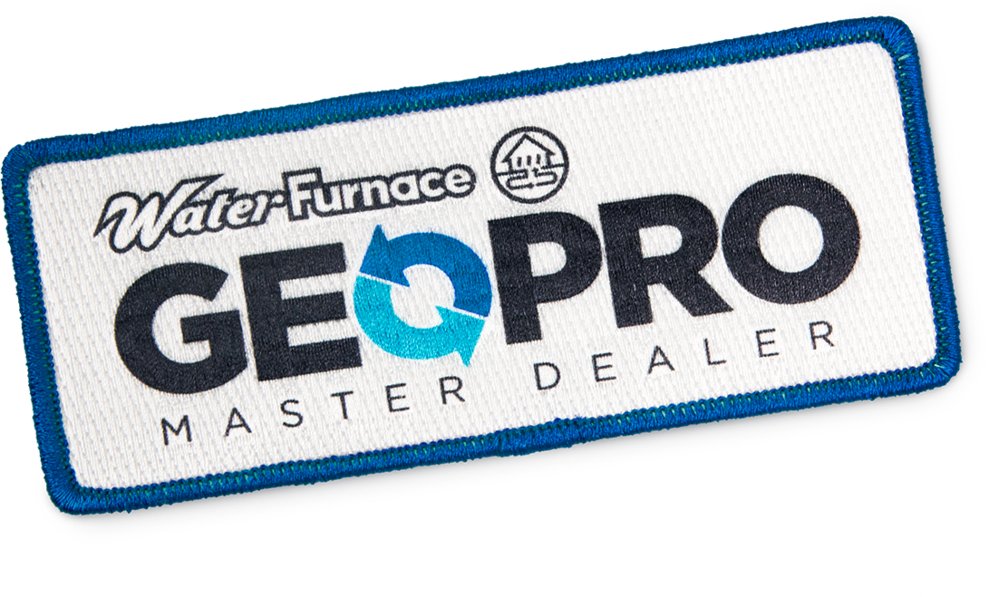 WaterFurnace GeoPro Master Dealer badge